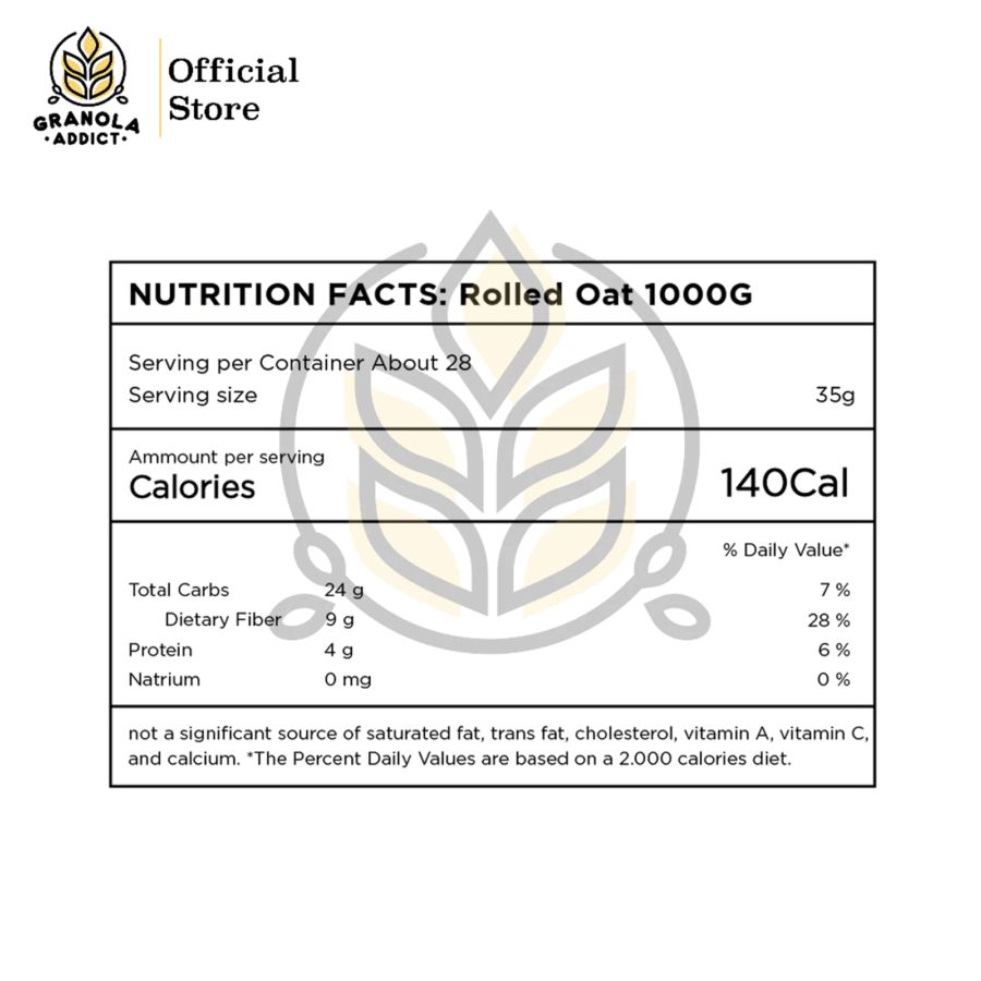 Granola Addict Rolled Oat 1kg