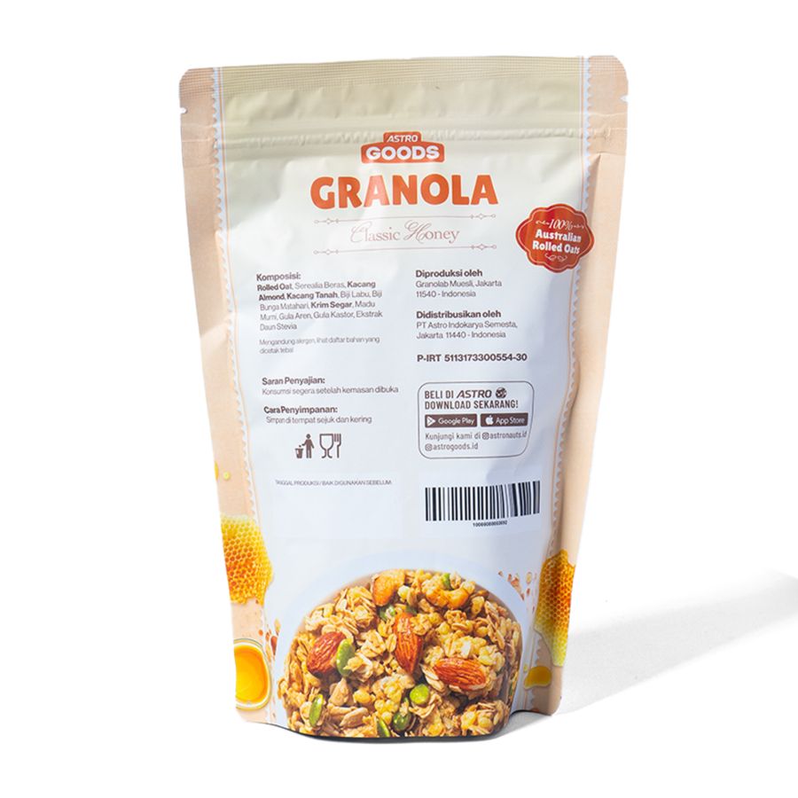 Granola Honey Astro Goods 200gram