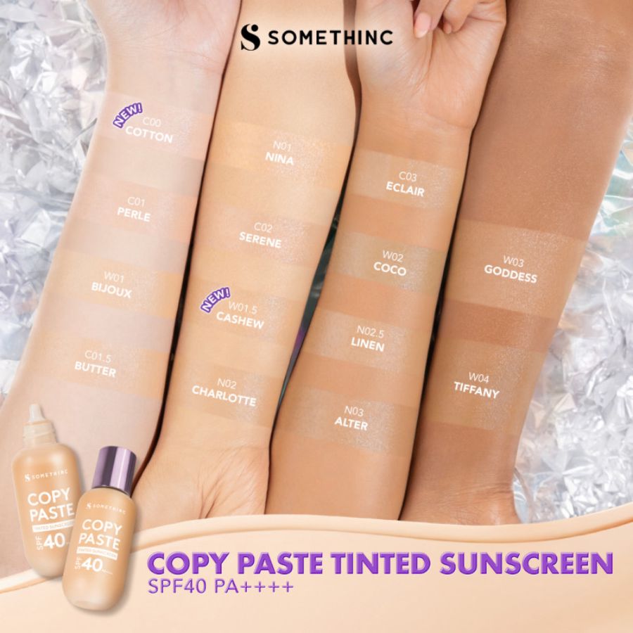 Somethinc Copy Paste Tinted Sunscreen Spf 40 Pa++++ - N02 Charlotte 50ml