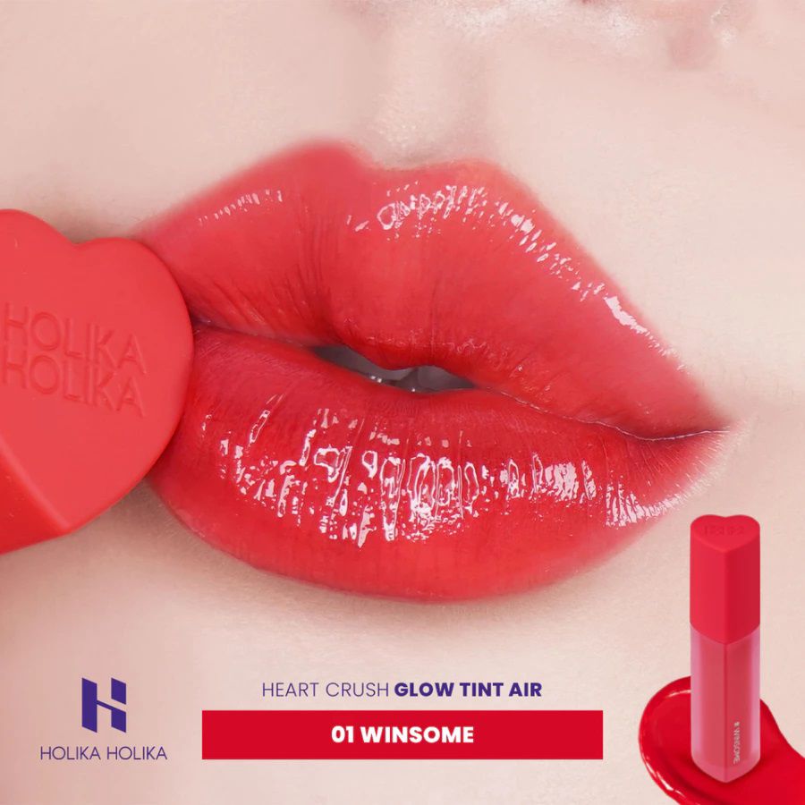 Holika Holika Heart Crush Glow 01 Winsome Glossy Liptint 3gram