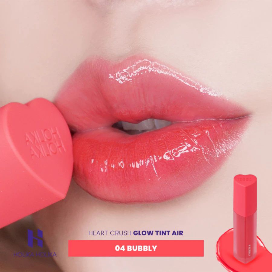 Holika Holika Heart Crush Glow 04 Bubbly Glossy Liptint 3gram
