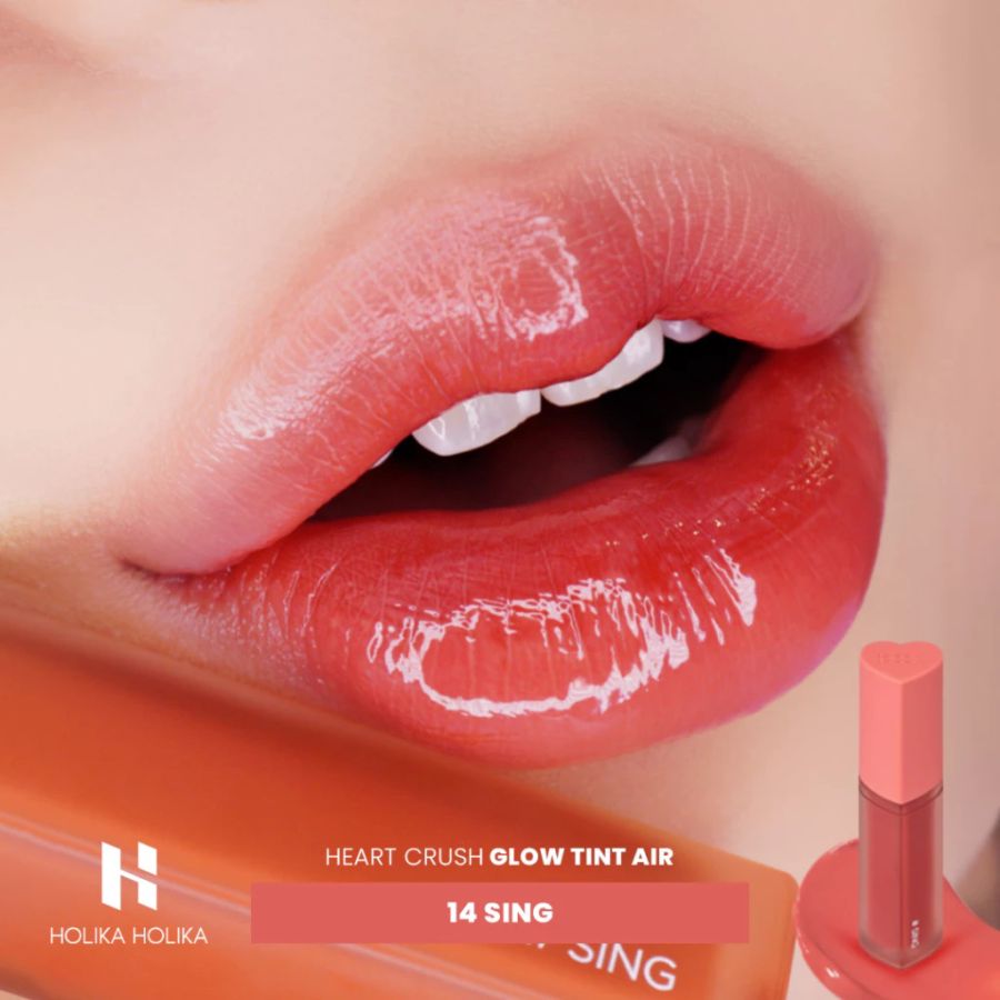 Holika Holika Heart Crush Glow 14 Sing Glossy Liptint 3gram