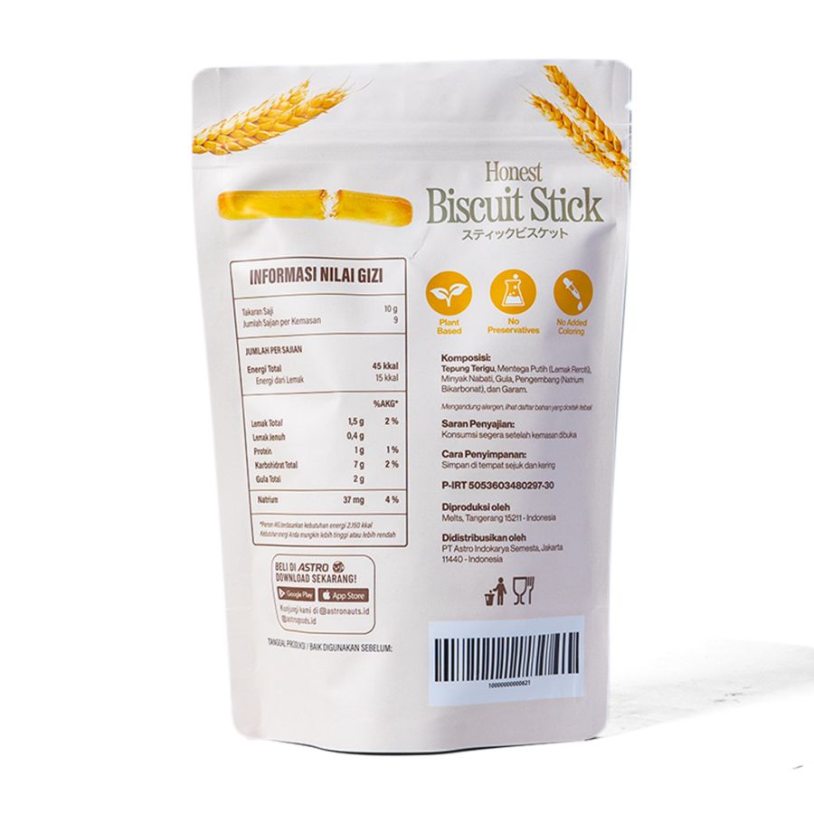 Honest Stick Biscuit Astro Goods 90gram