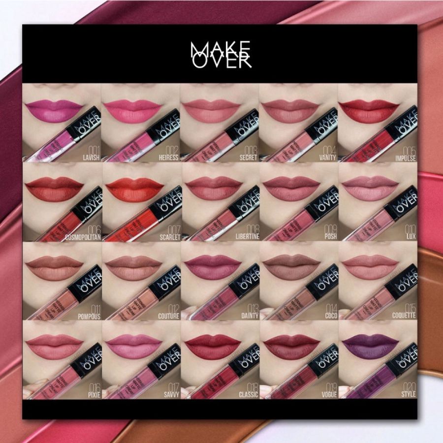 MAKE OVER Intense Matte 011 Pompous Lip Cream 6gram