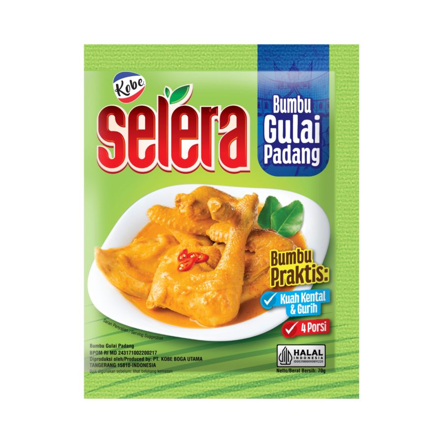 Kobe Selera Bumbu Gulai Padang 70gram