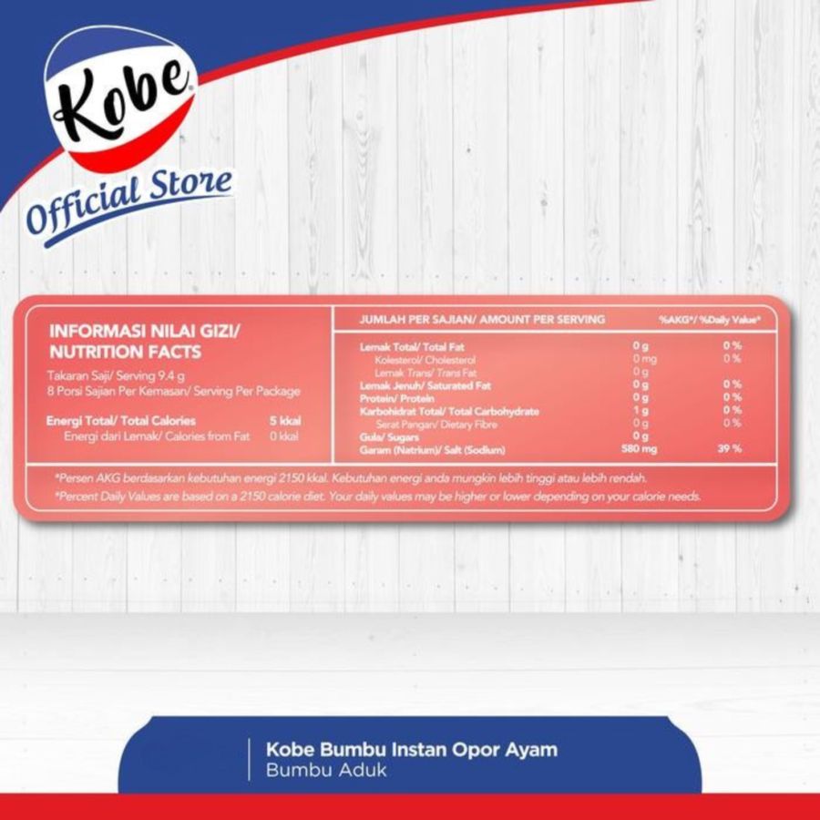 Kobe Selera Bumbu Opor Ayam 75gram