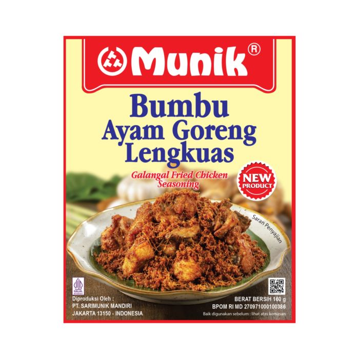 Munik Bumbu Ayam Goreng Lengkuas