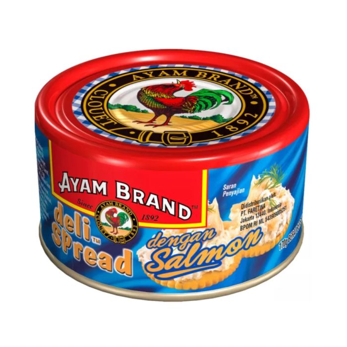 Ayam Brand Deli Spread dengan Salmon