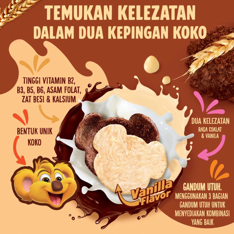Nestle Koko Krunch Duo Cokelat Cereal 150gram