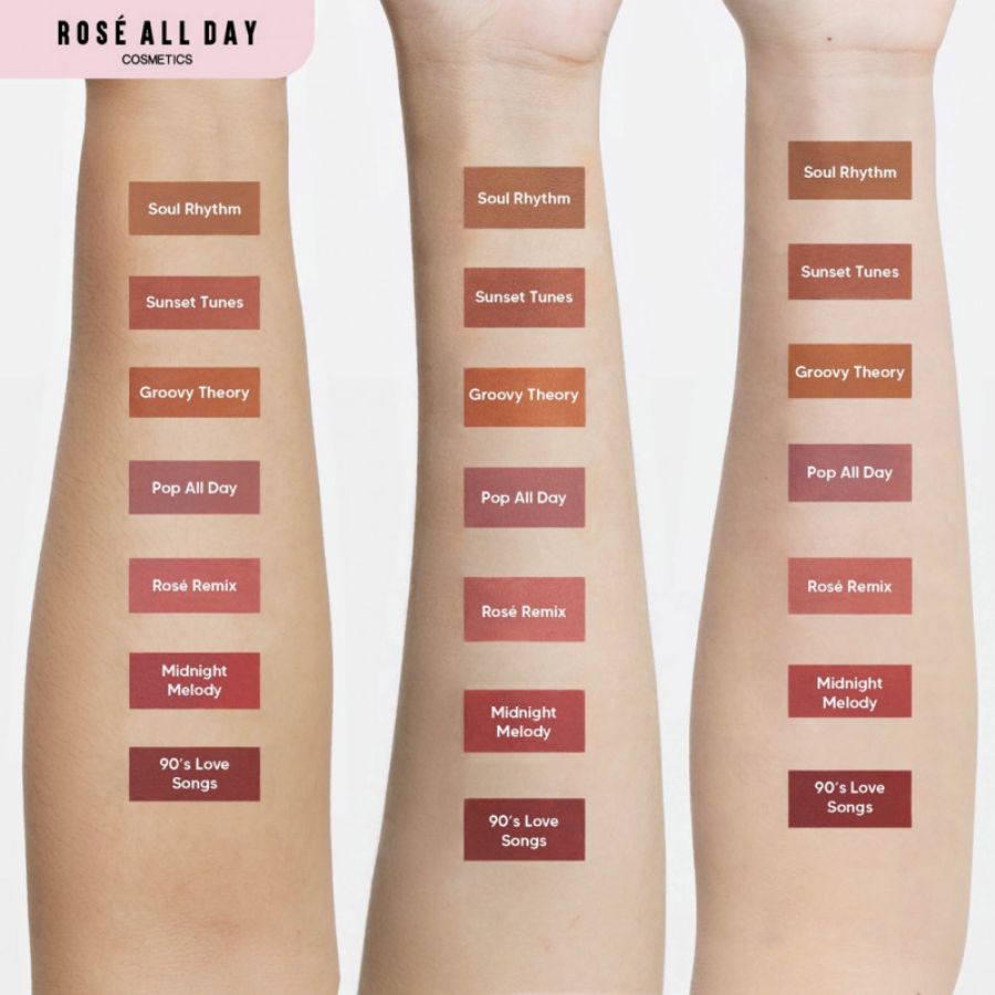 Rose All Day Lip Mousse Records Pop All Day Lip Cream 2gram