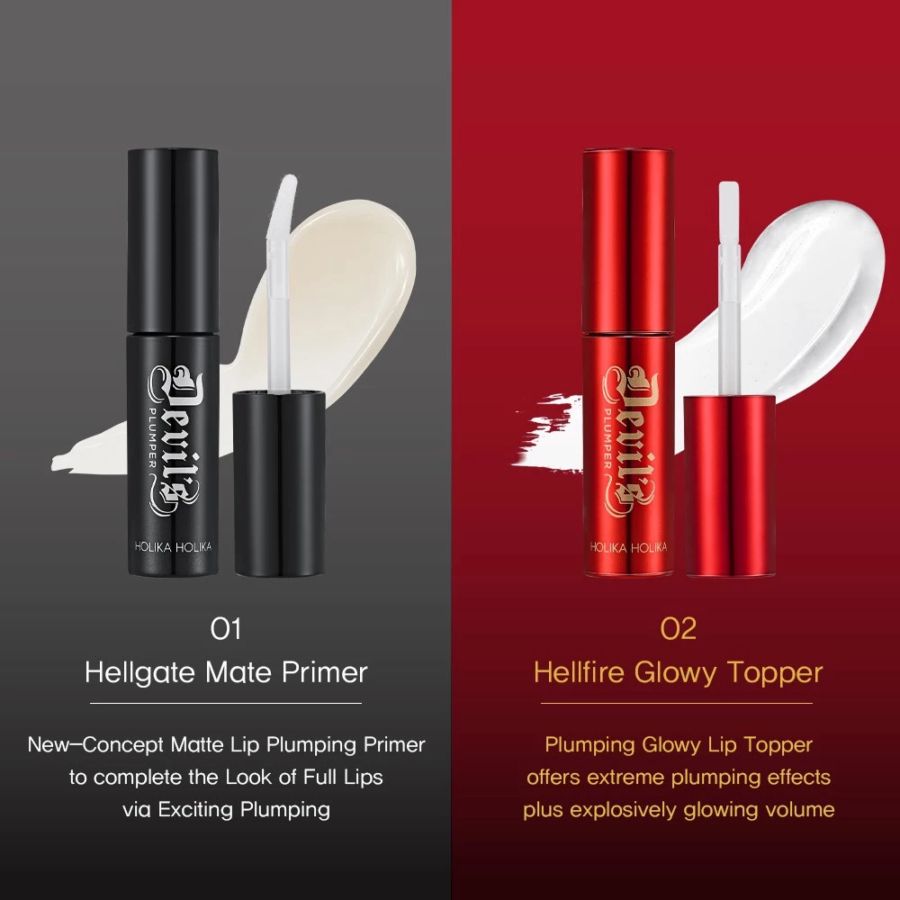Holika Holika Devil's Lip Plumper 02 Hellfire Glowy Toper 3gram