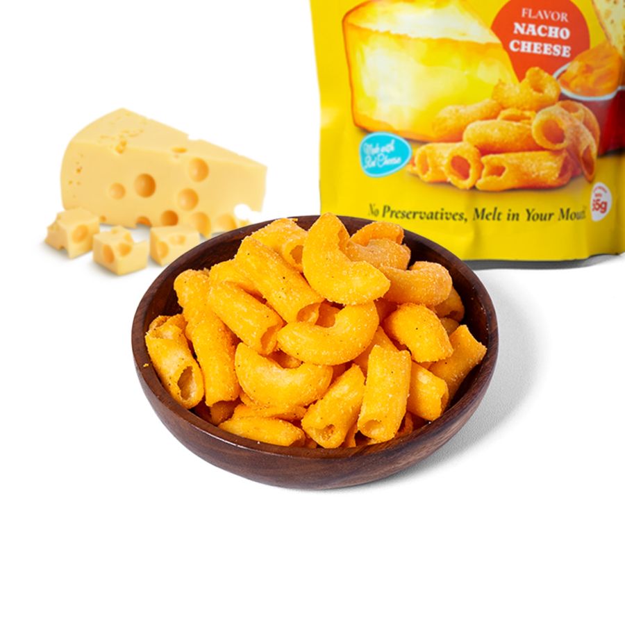 Cheesy Mac Bites Nacho Cheese Astro Goods 65gram