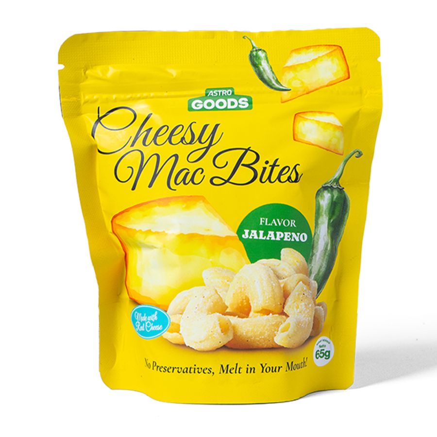 Cheesy Mac Bites Jalapeno Astro Goods 65gram