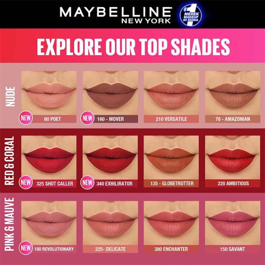 Maybelline Super Stay Matte Ink 205 Assertive Lip Cream 5ml