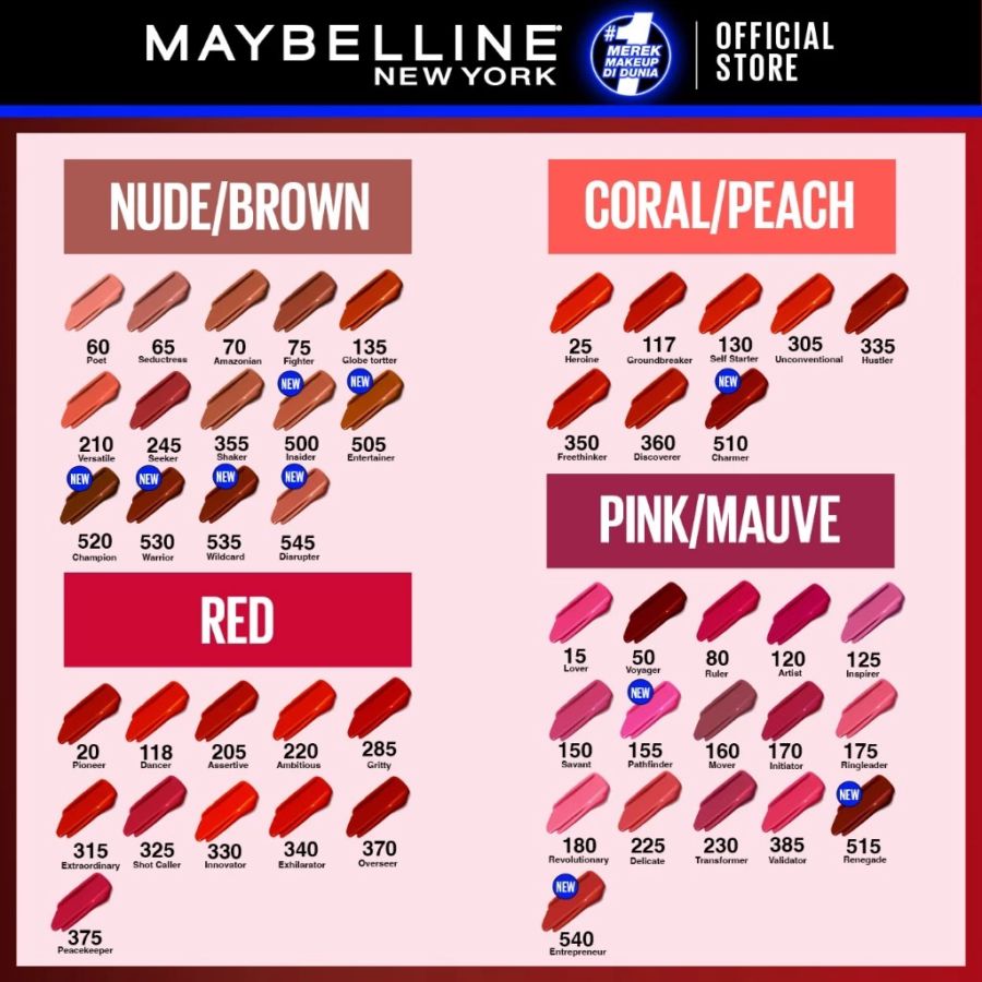 Maybelline Super Stay Matte Ink 205 Assertive Lip Cream 5ml