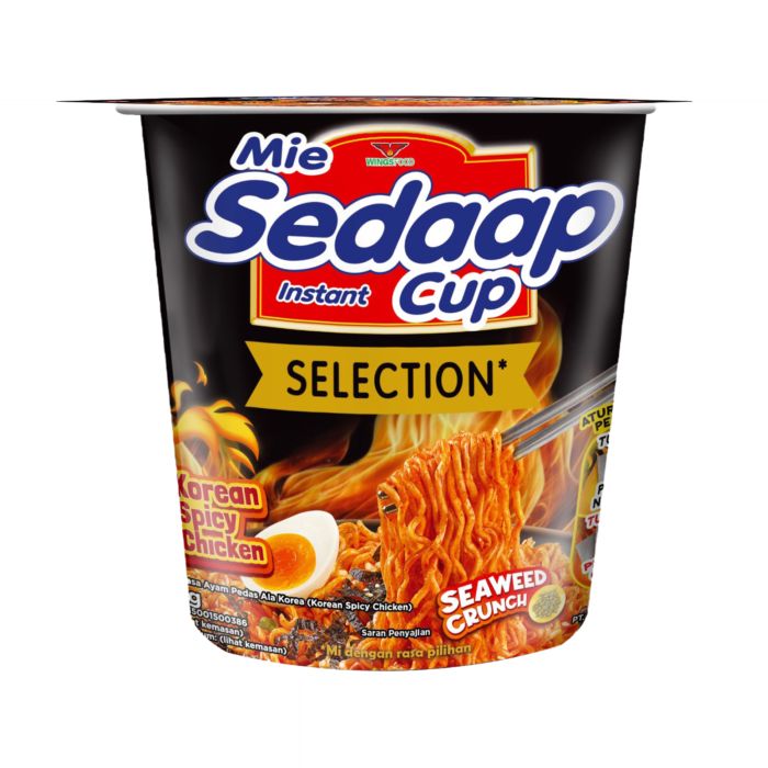Mie Sedaap Selection Korean Spicy Chicken Mie Instan Cup