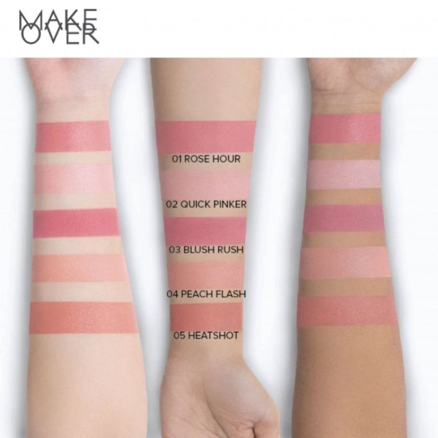 MAKE OVER Multifix Matte 01 Rose Hour Blush Stick 9gram