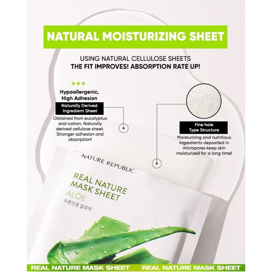 NATURE REPUBLIC Real Nature Tea Tree Face Mask 23ml