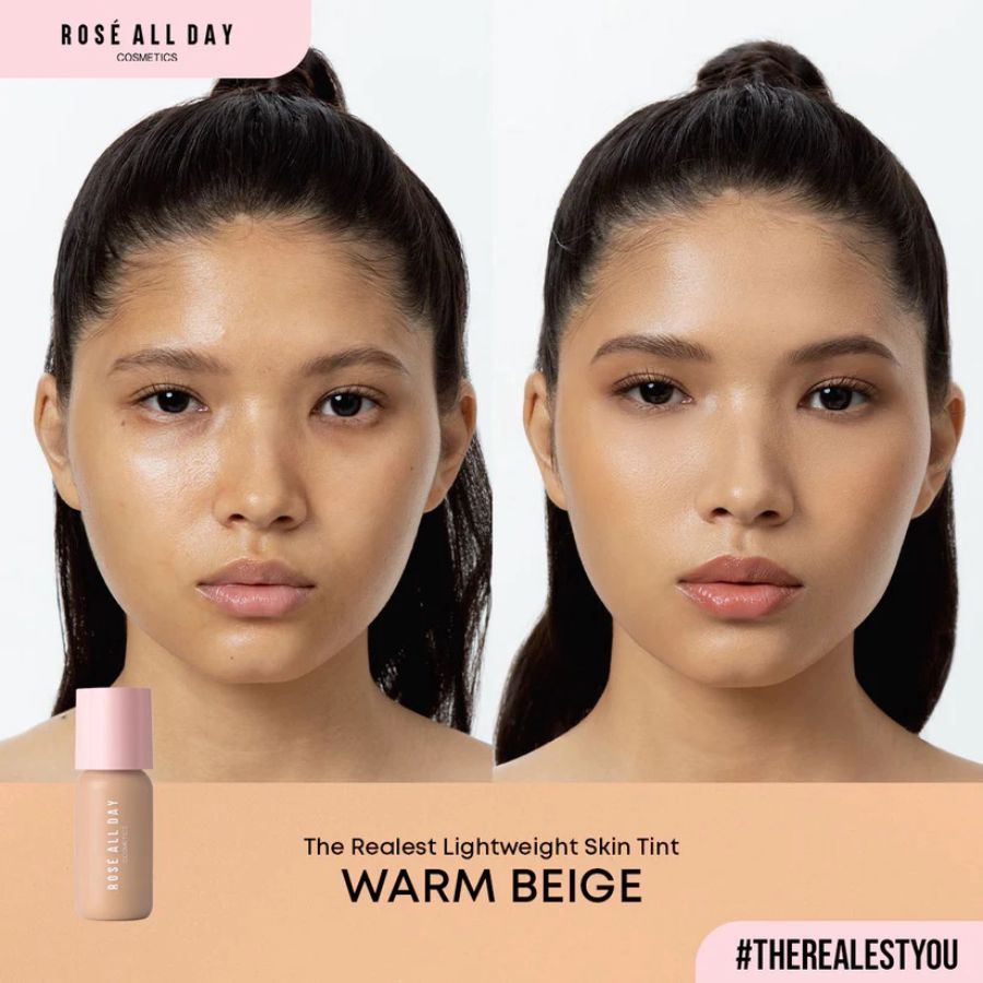 Rose All Day The Realest Lightweight Skin Tint Warm Beige 30gram