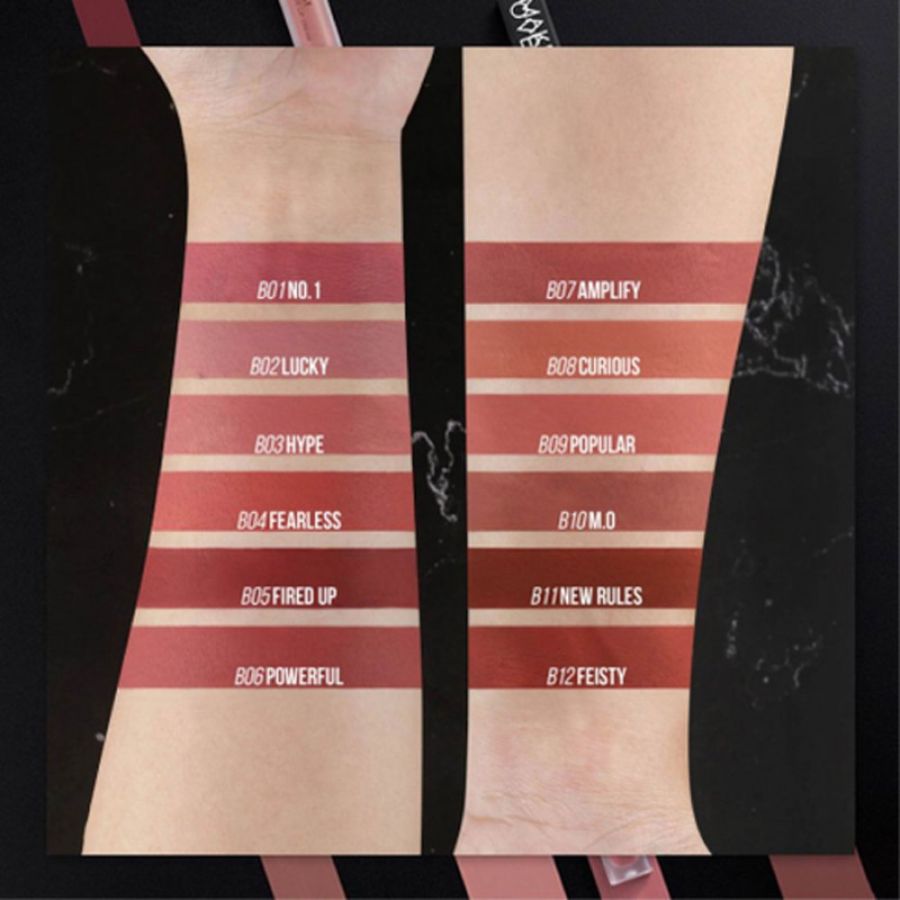 Make Over Powerstay Transferproof Matte B04 Fearless Lip Cream 7gram