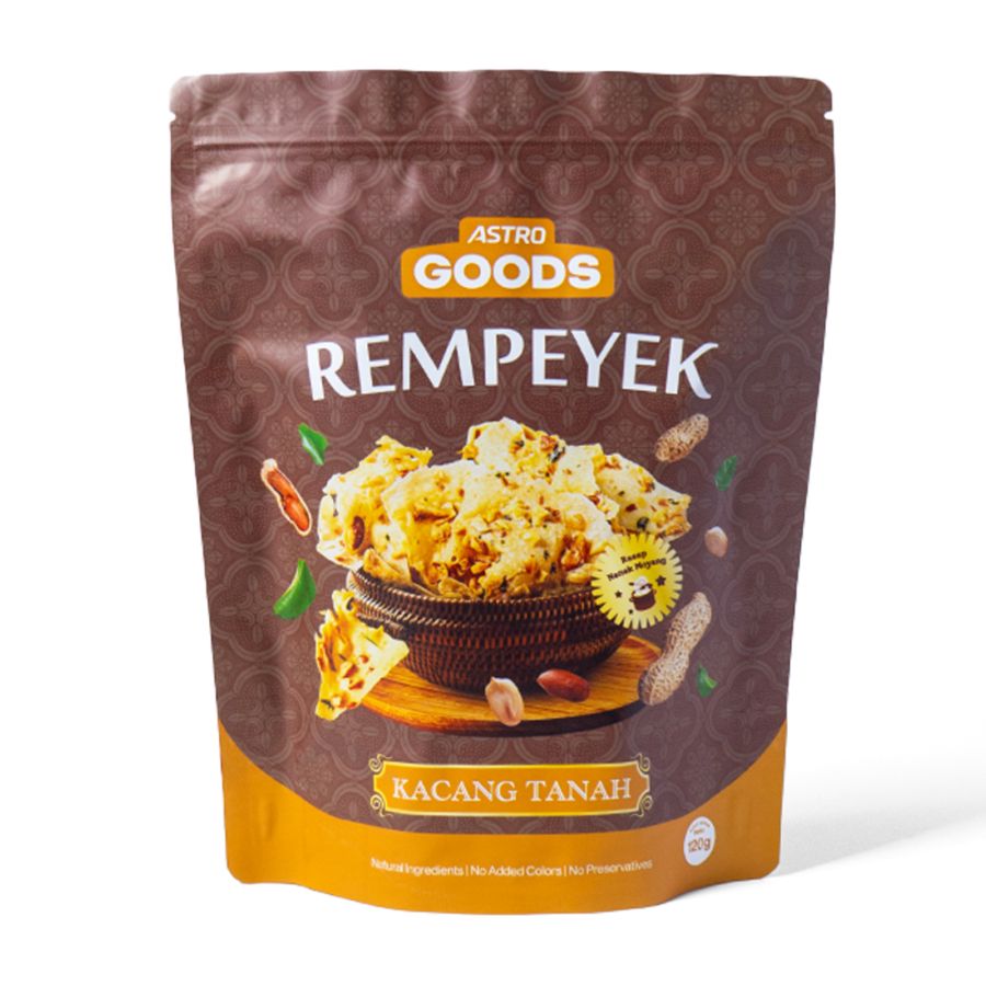 Rempeyek Kacang Astro Goods 120gram