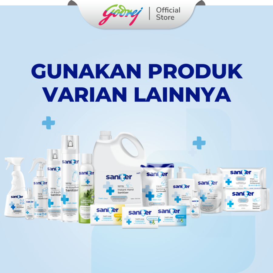 Saniter Personal Sanitizer Antiseptik Wet Wipes 50sheets