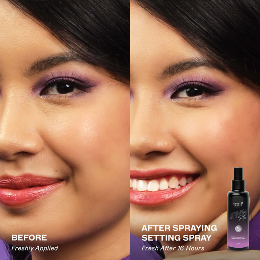 Studio Tropik Dreamsetter Soft-matte Pollution Protection Make-up Setting Spray Mini 30ml