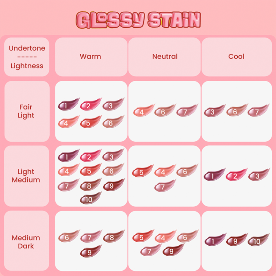 Emina Glossy Stain 03 Rainy Hazelrose Lip Tint 3gram
