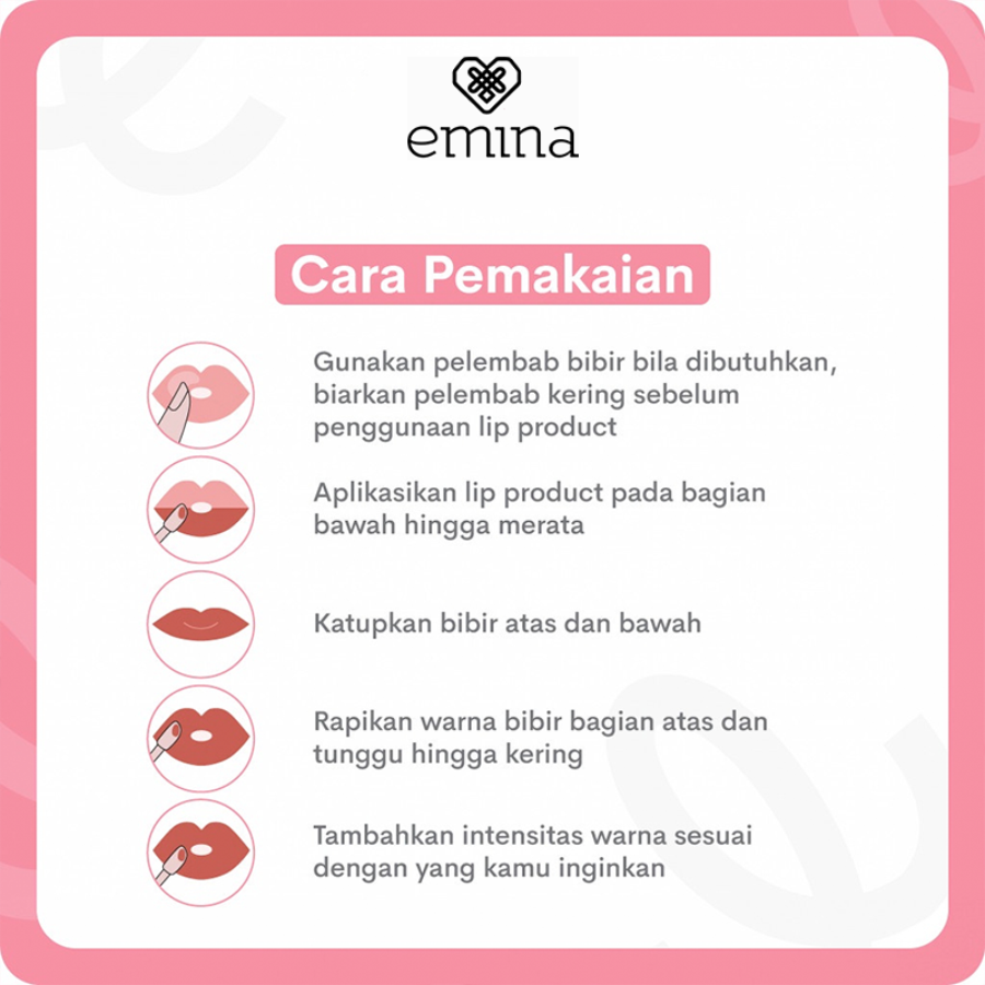 Emina Poppin Matte 05 Easy Peasy Lip Tint 4gram