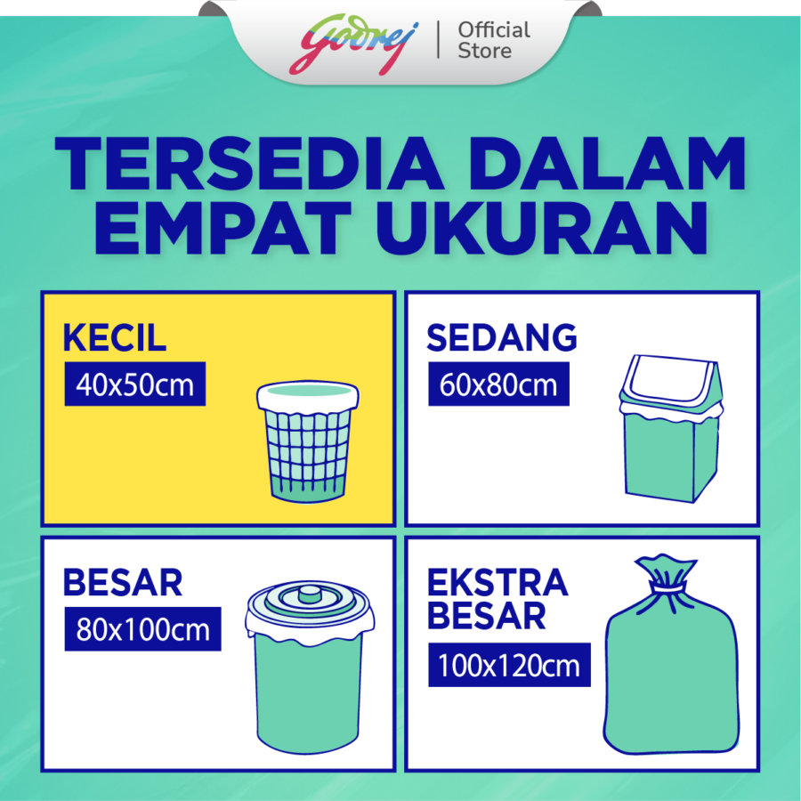 Klinpak Size 40 x 50 cm Kantong Sampah