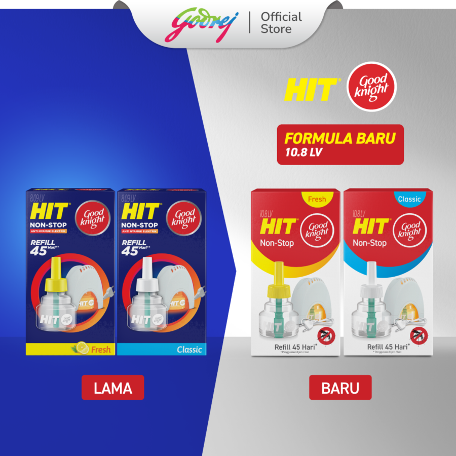HIT Good Knight Non Stop 45 Hari Fresh Pembasmi Serangga Refill 35ml