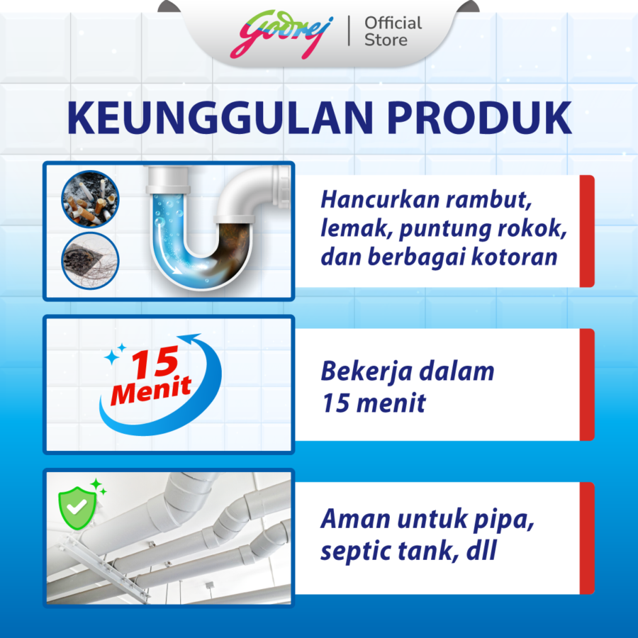 Shock Anti Sumbat Cairan Pembersih Lantai Botol 350gram