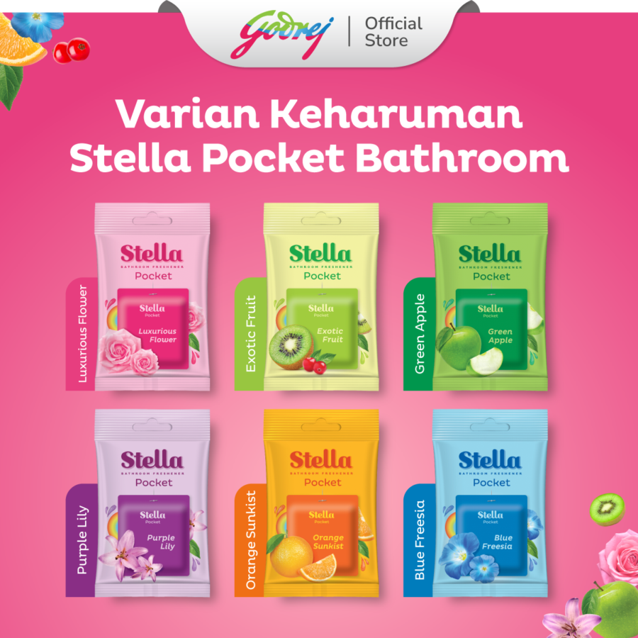 Stella Pocket Bathroom Luxurious Flower Pengharum Kamar Mandi 10gram