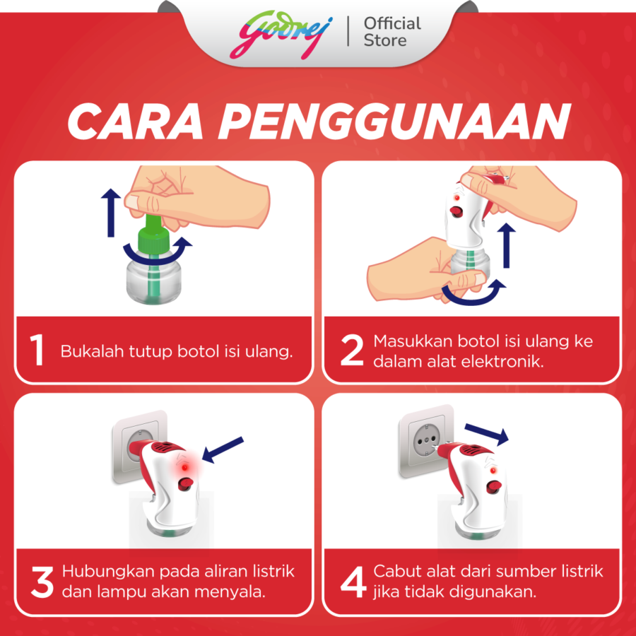 HIT Good Knight Xpress Refill Apple 45 Hari Obat Nyamuk Elektrik 35ml