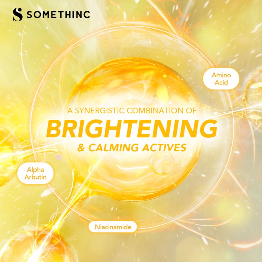 Somethinc Gentle Bright Niacinamide + Alpha Arbutin Serum Wajah 20ml
