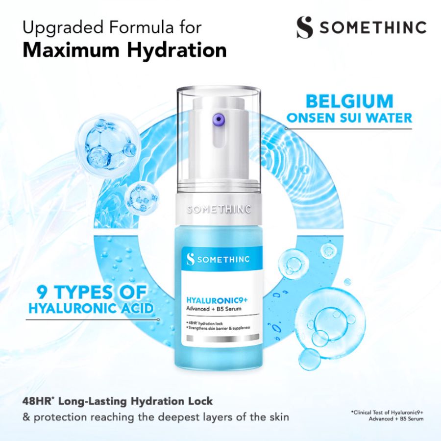 Somethinc Hyaluronic 9+ Advanced + B5 Serum Wajah 20ml