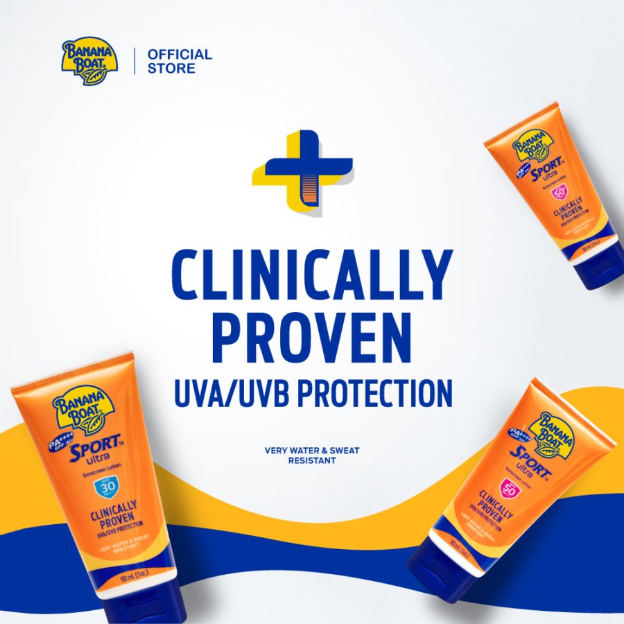 Banana Boat Sport Ultra Water & Sweat Resistant Sunscreen SPF 50+ PA++++ 90ml