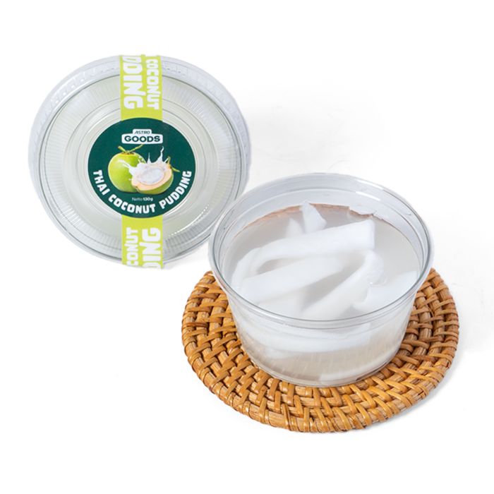 Coconut Pudding Astro Goods + Sendok