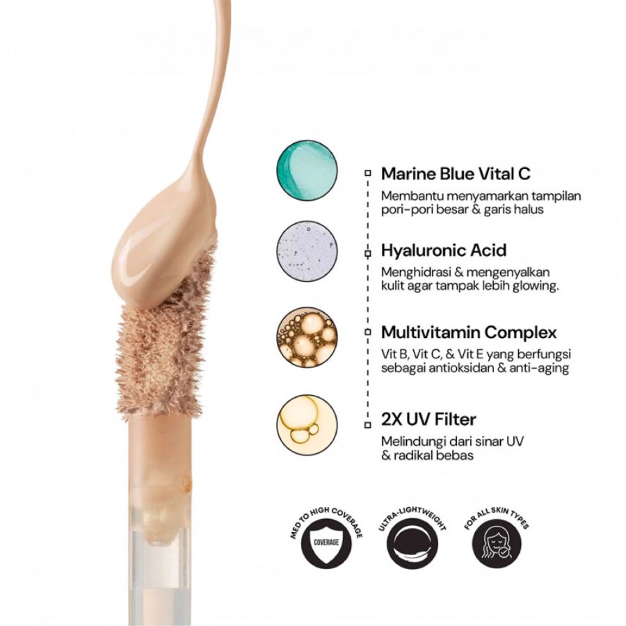 Rose All Day The Realest Lightweight Concealer Medium Neutral 4gram