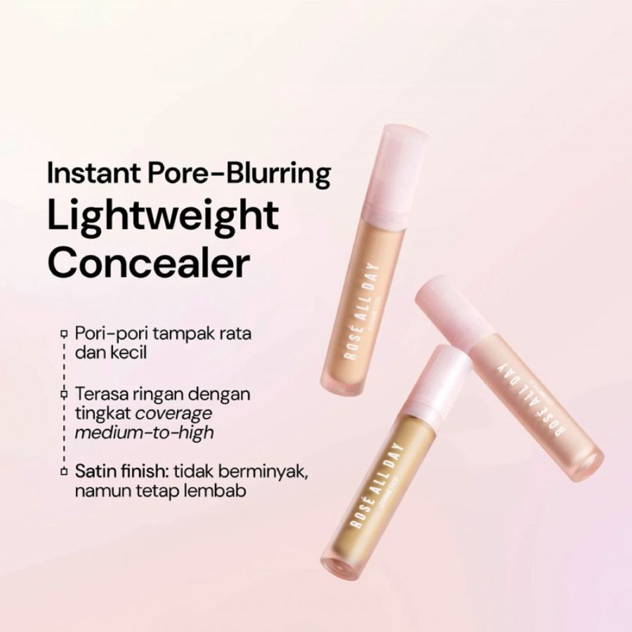 Rose All Day The Realest Lightweight Concealer Light 4gram