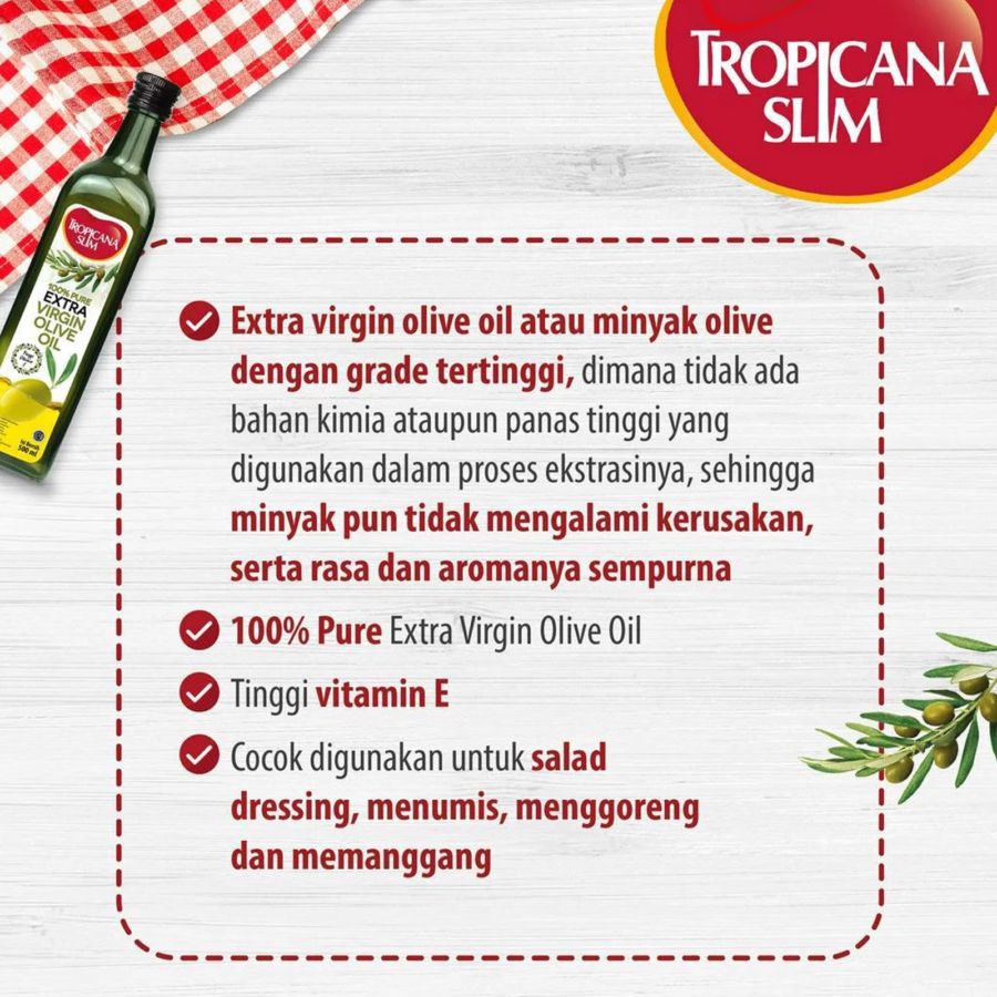 Tropicana Slim Extra Virgin Olive Oil 500ml