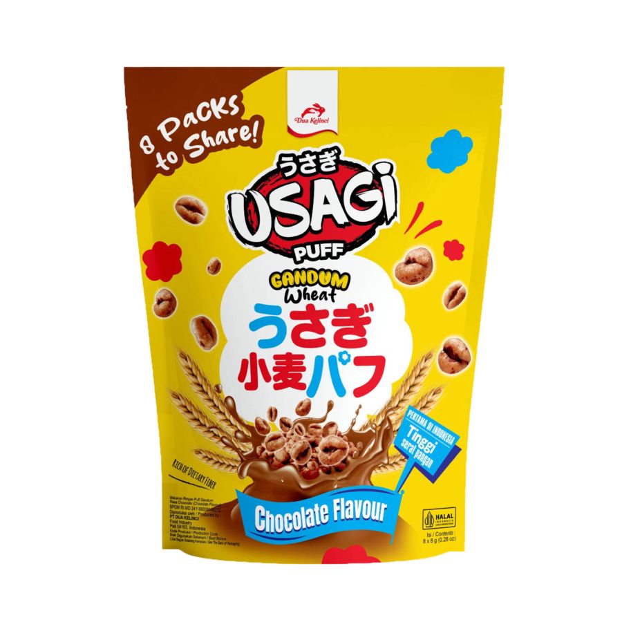 Usagi Puff Chocolate Flavour Share Pack 64gram