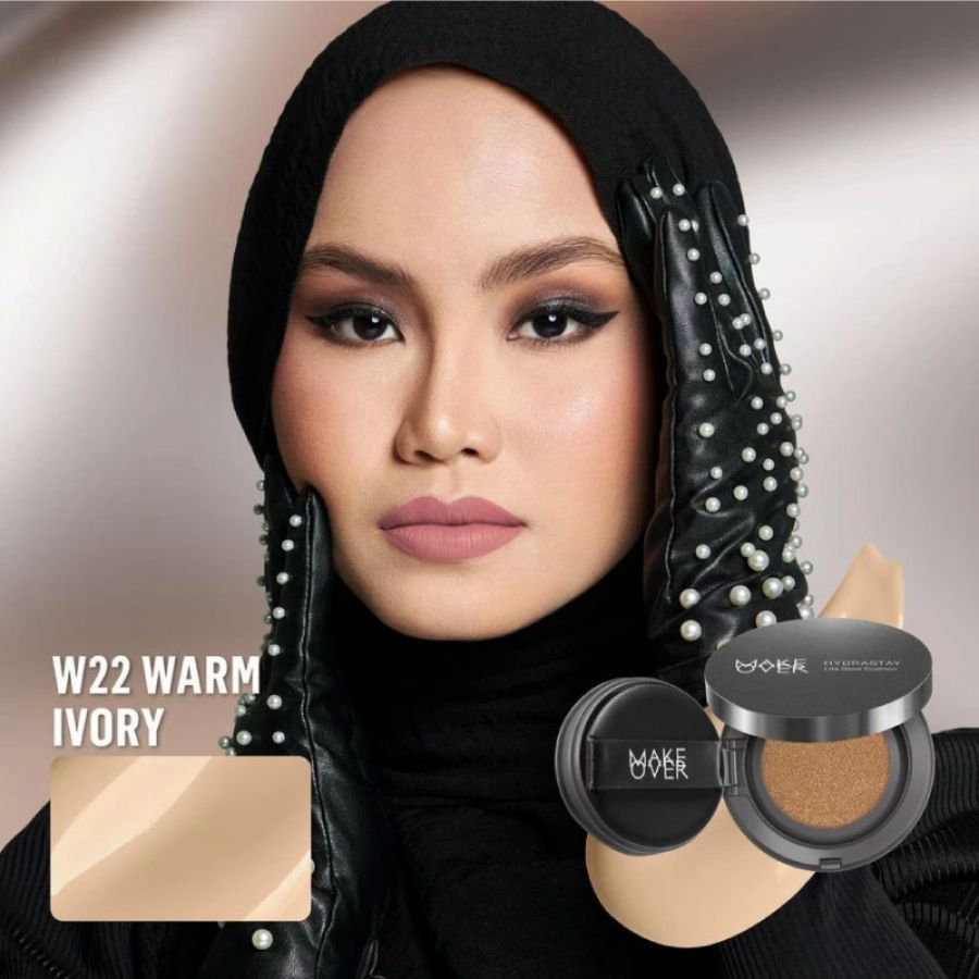 MAKE OVER Powestay Demi Matte Cover W22 Warm Ivory Cushion 15gram