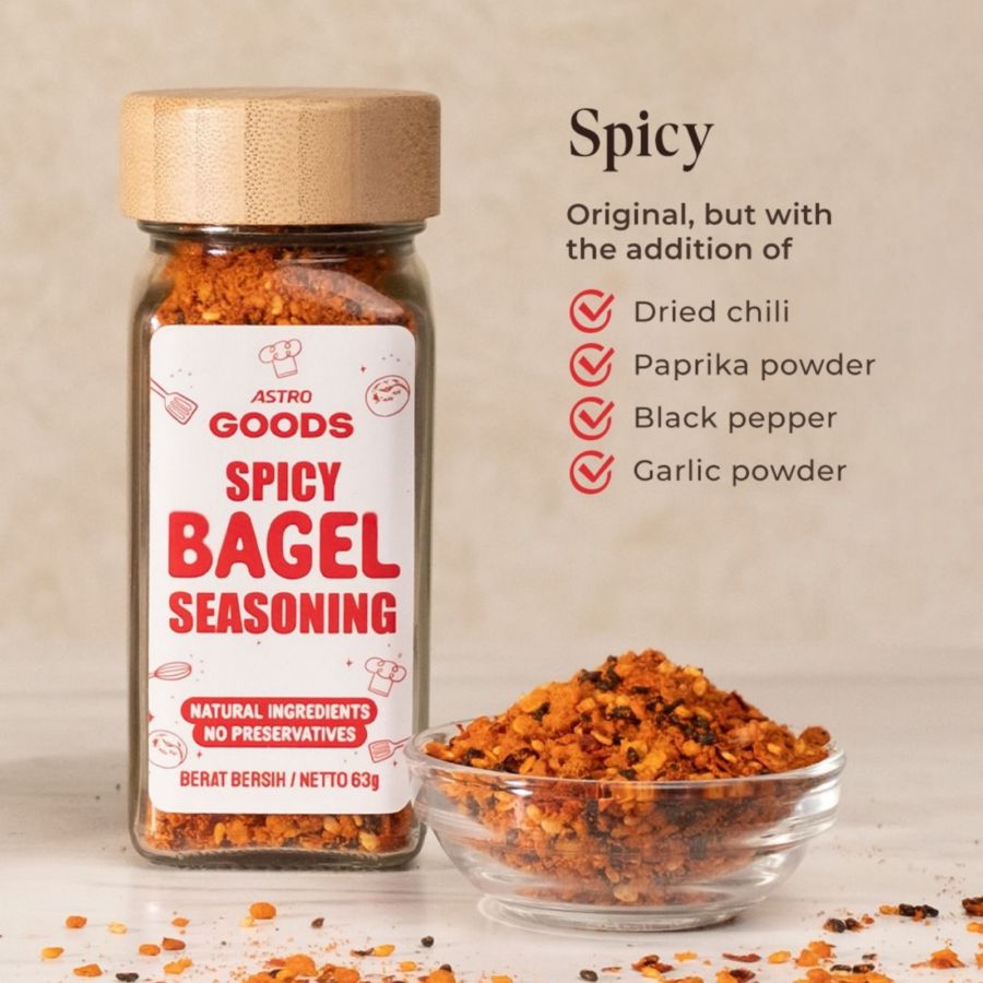 Spicy Bagel Seasoning Astro Goods 63gram