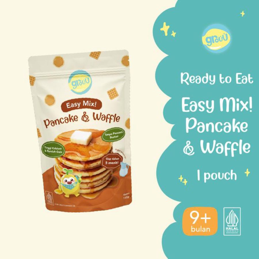 Grouu Easy Mix Pancake & Waffle 150gram