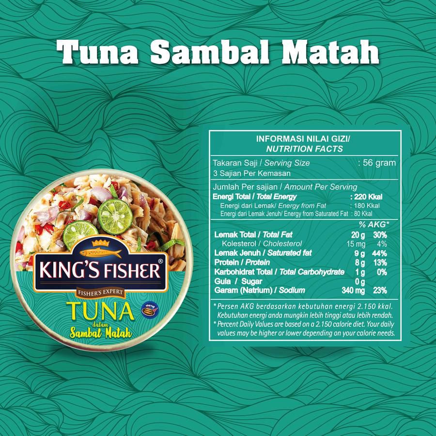 King's Fisher Tuna dalam Sambal Matah 170gram