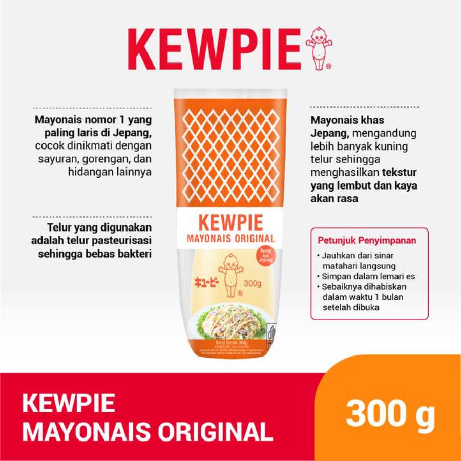 Kewpie Mayonais Original 300gram