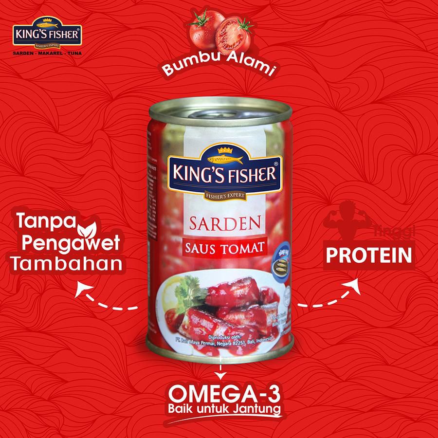 King's Fisher Sardines in Tomato Sauce 425gram