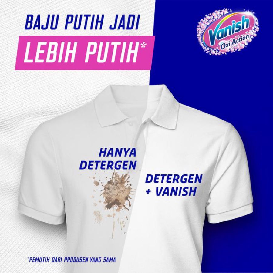 Vanish Putih Penghilang Noda Cairan Multifungsi 750ml