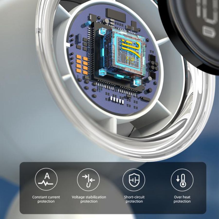 KiiP Portable Handheld Mini Fan FAN03 Beige 1pcs